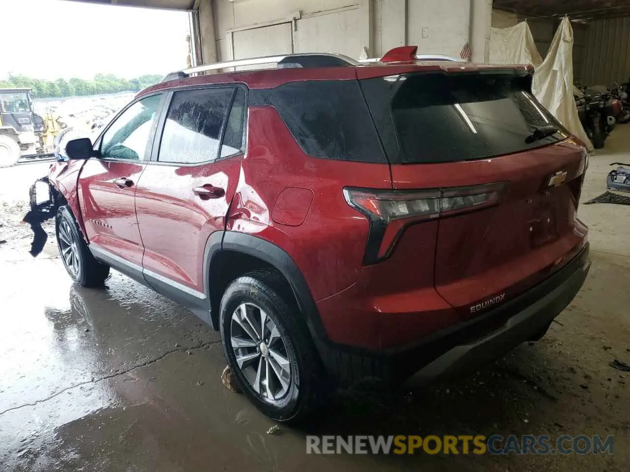 2 fotografías del automóvil dañado 3GNAXHEG0SL209403 CHEVROLET EQUINOX 2025
