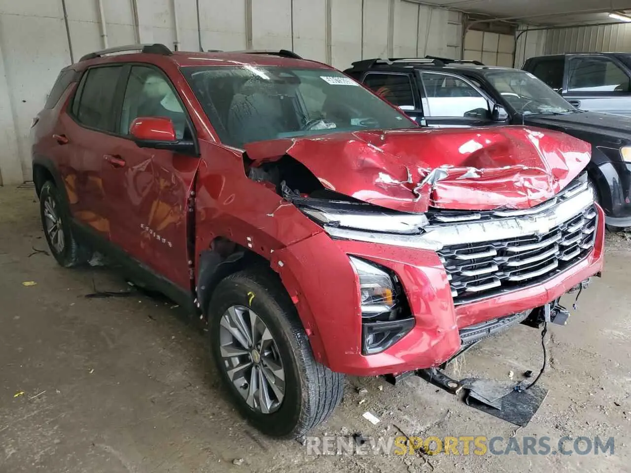 4 fotografías del automóvil dañado 3GNAXHEG0SL209403 CHEVROLET EQUINOX 2025