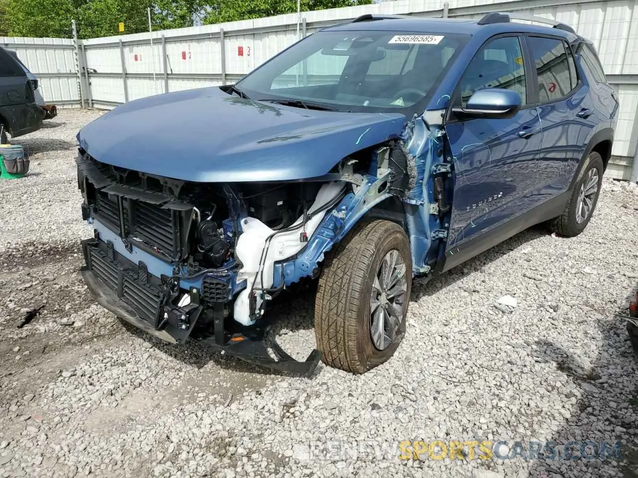 1 fotografías del automóvil dañado 3GNAXHEG0SL230994 CHEVROLET EQUINOX 2025