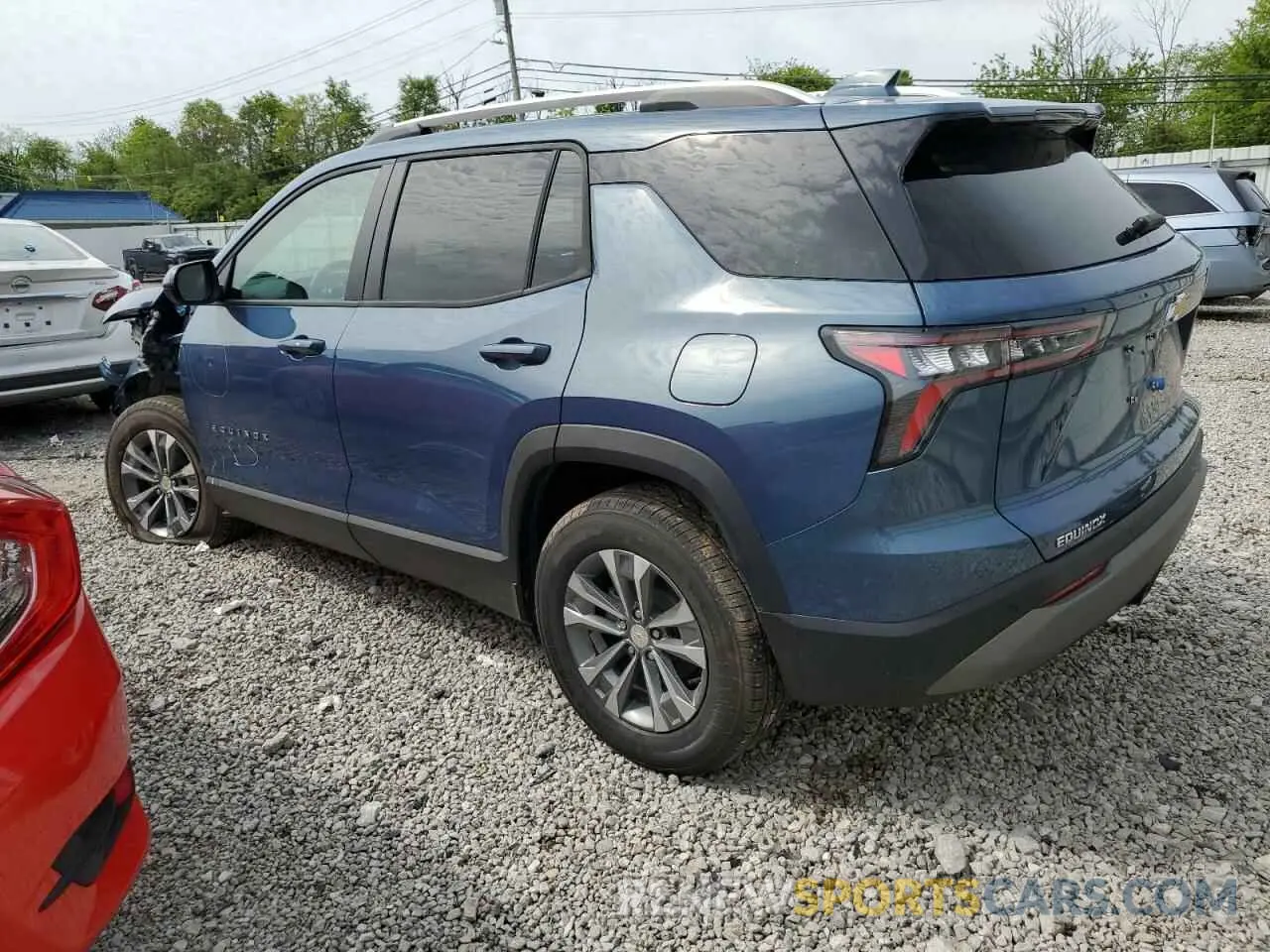 2 fotografías del automóvil dañado 3GNAXHEG0SL230994 CHEVROLET EQUINOX 2025