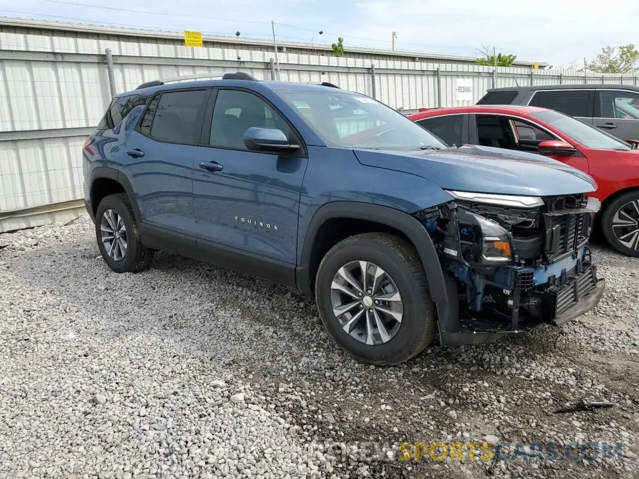 4 fotografías del automóvil dañado 3GNAXHEG0SL230994 CHEVROLET EQUINOX 2025
