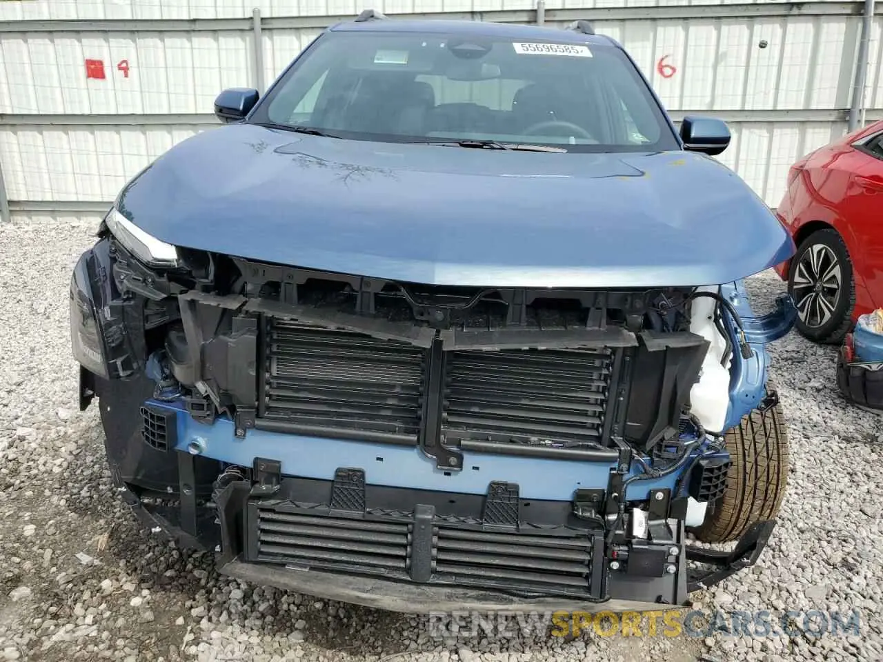 5 fotografías del automóvil dañado 3GNAXHEG0SL230994 CHEVROLET EQUINOX 2025