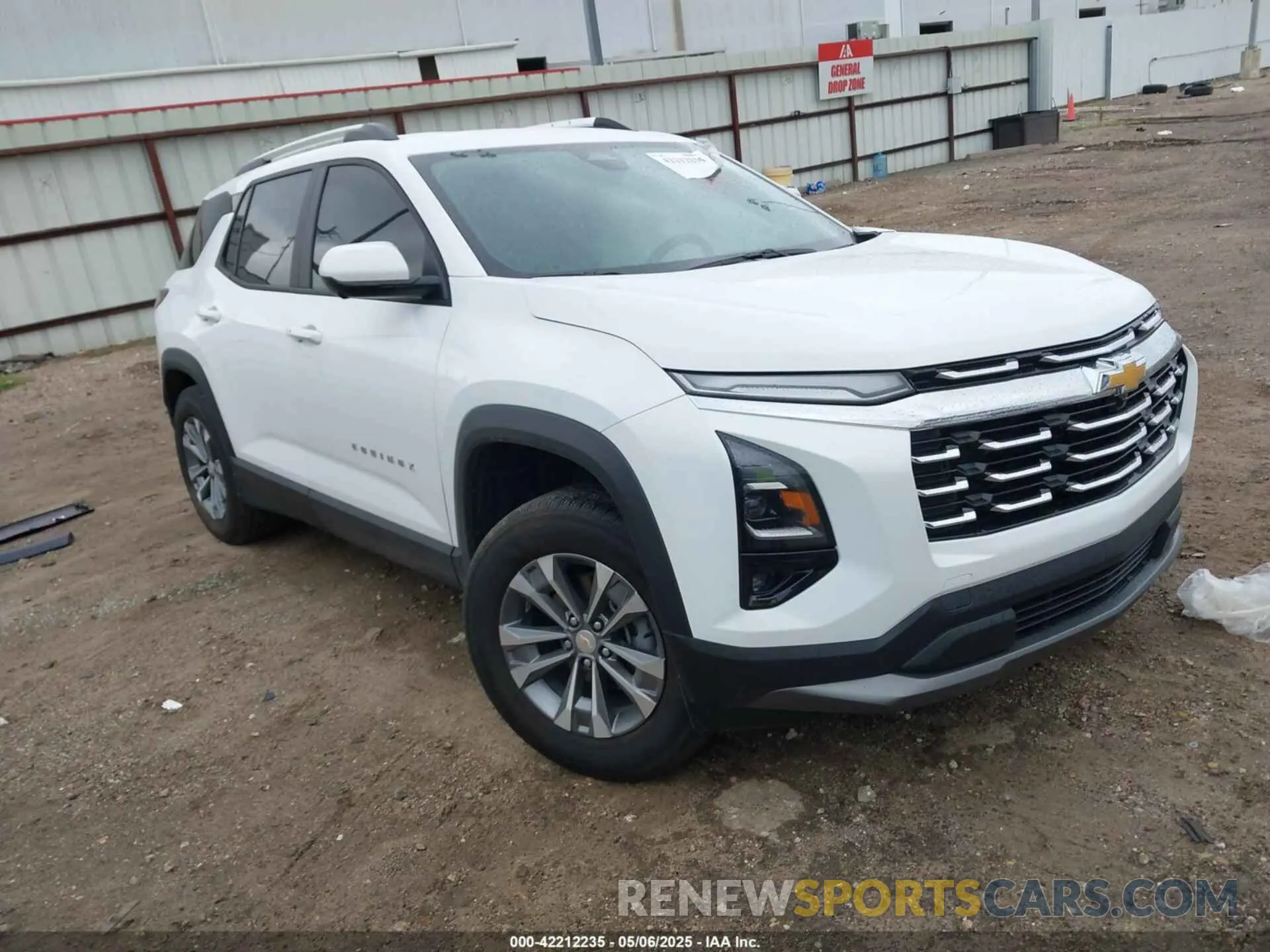 1 fotografías del automóvil dañado 3GNAXHEG0SL304222 CHEVROLET EQUINOX 2025