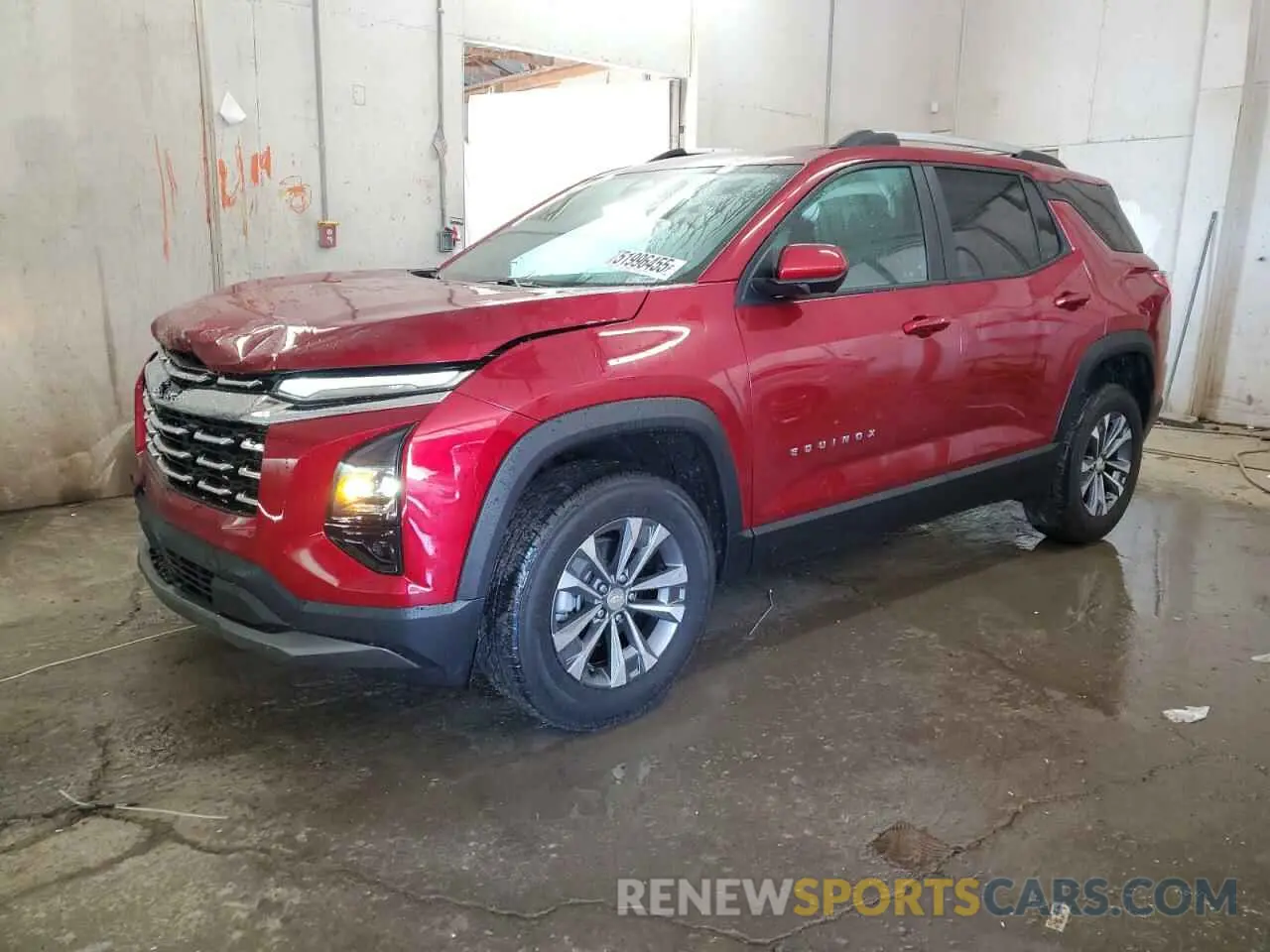 1 fotografías del automóvil dañado 3GNAXHEG1SL139796 CHEVROLET EQUINOX 2025