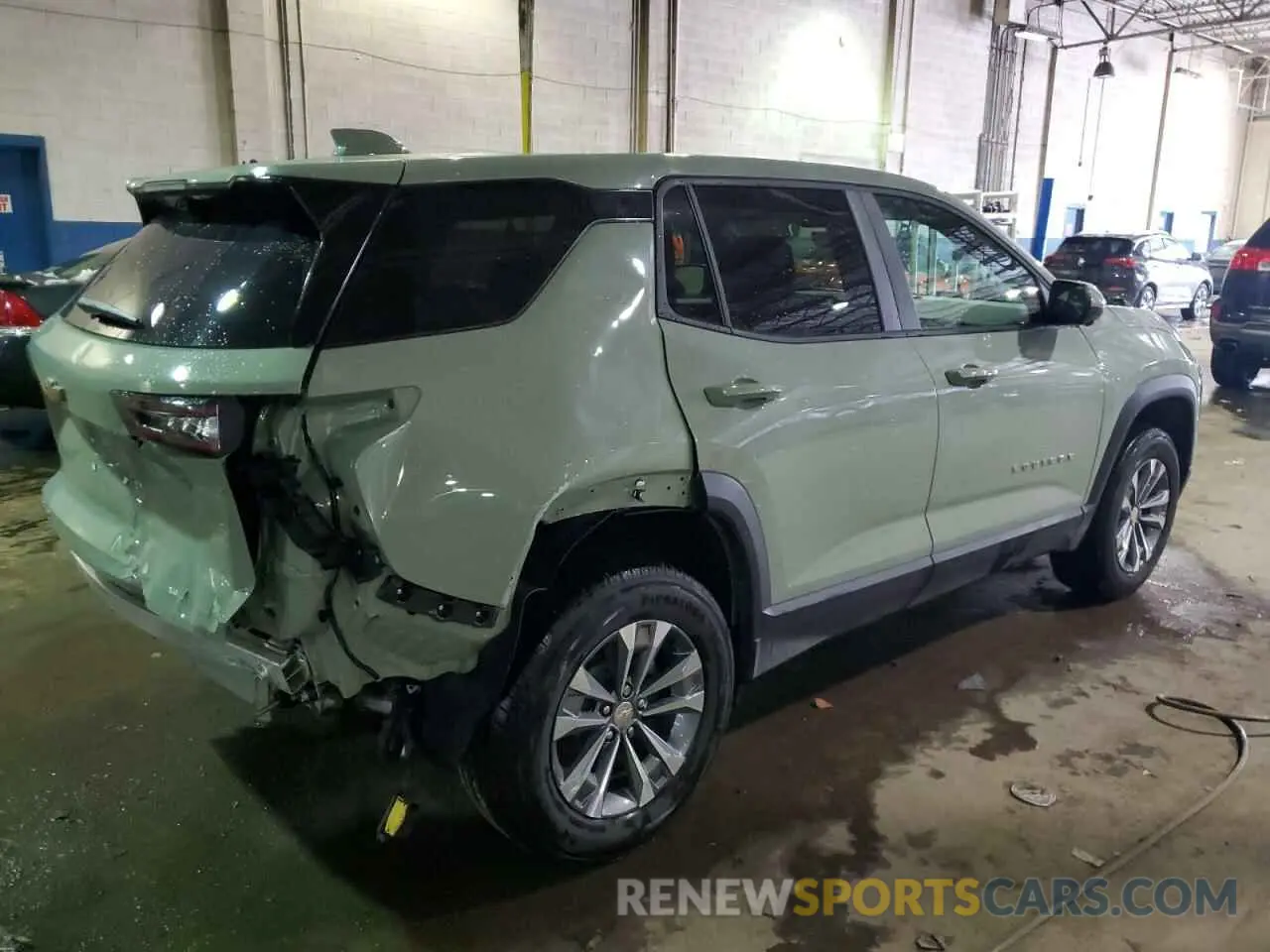 3 fotografías del automóvil dañado 3GNAXHEG1SL151625 CHEVROLET EQUINOX 2025