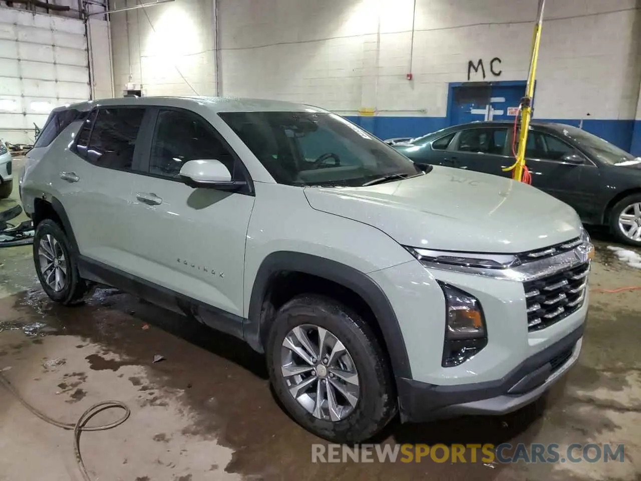 4 fotografías del automóvil dañado 3GNAXHEG1SL151625 CHEVROLET EQUINOX 2025