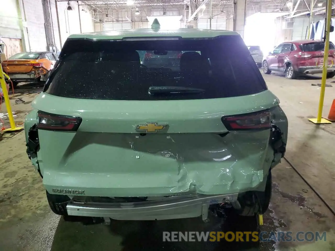 6 fotografías del automóvil dañado 3GNAXHEG1SL151625 CHEVROLET EQUINOX 2025