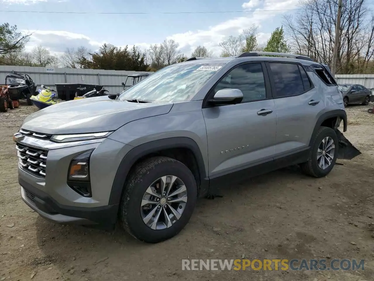 1 fotografías del automóvil dañado 3GNAXHEG1SL172698 CHEVROLET EQUINOX 2025