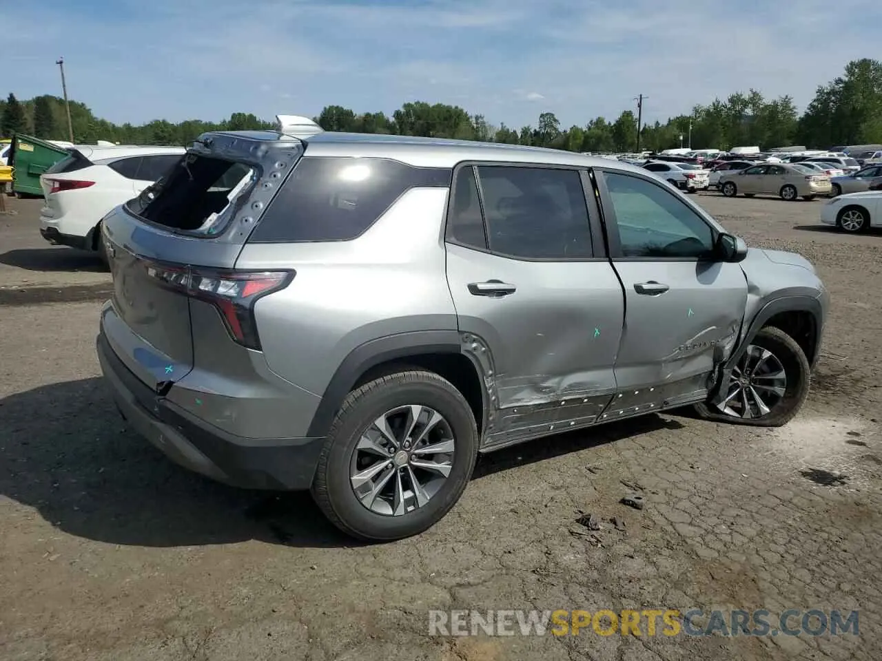 3 fotografías del automóvil dañado 3GNAXHEG1SL205294 CHEVROLET EQUINOX 2025