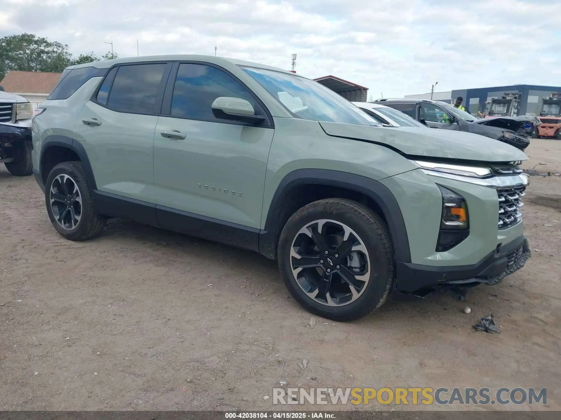 1 fotografías del automóvil dañado 3GNAXHEG1SL228378 CHEVROLET EQUINOX 2025