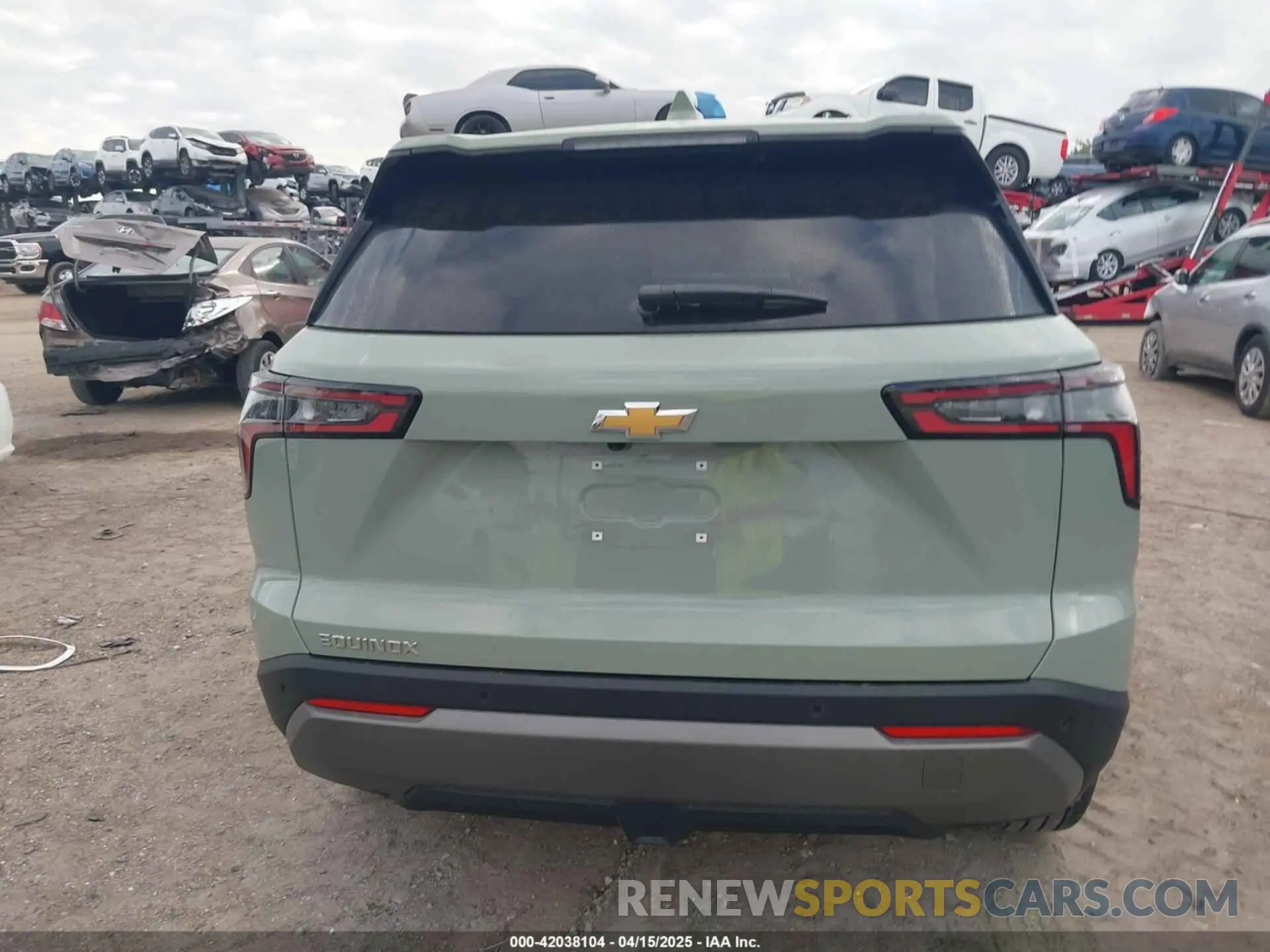 17 fotografías del automóvil dañado 3GNAXHEG1SL228378 CHEVROLET EQUINOX 2025