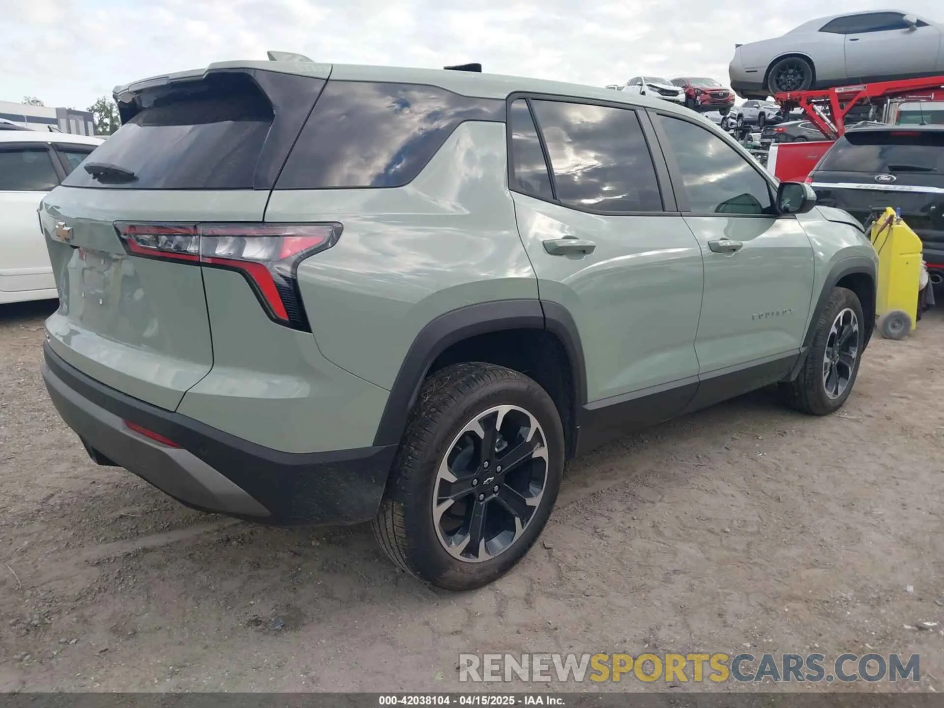 4 fotografías del automóvil dañado 3GNAXHEG1SL228378 CHEVROLET EQUINOX 2025
