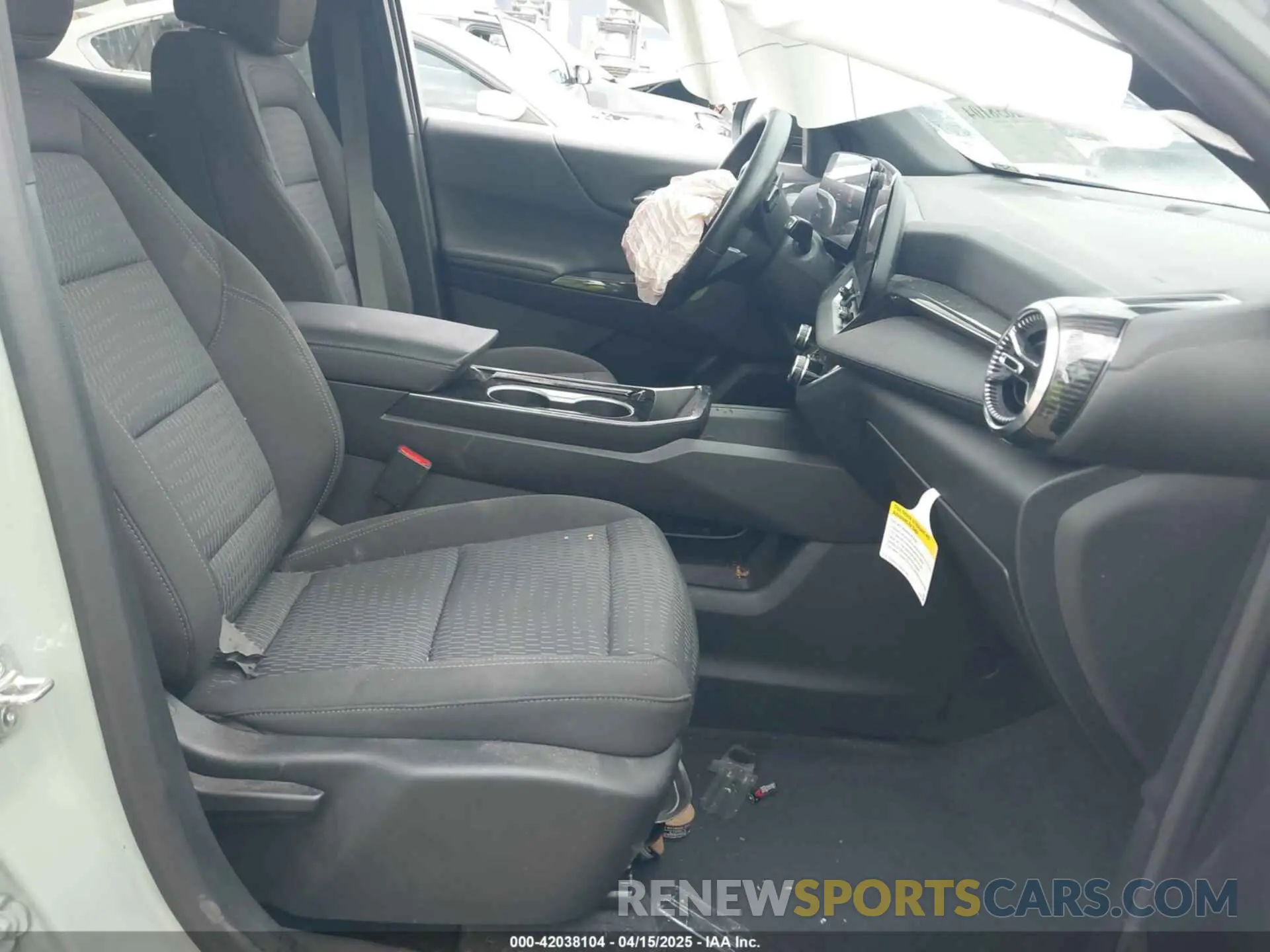 5 fotografías del automóvil dañado 3GNAXHEG1SL228378 CHEVROLET EQUINOX 2025