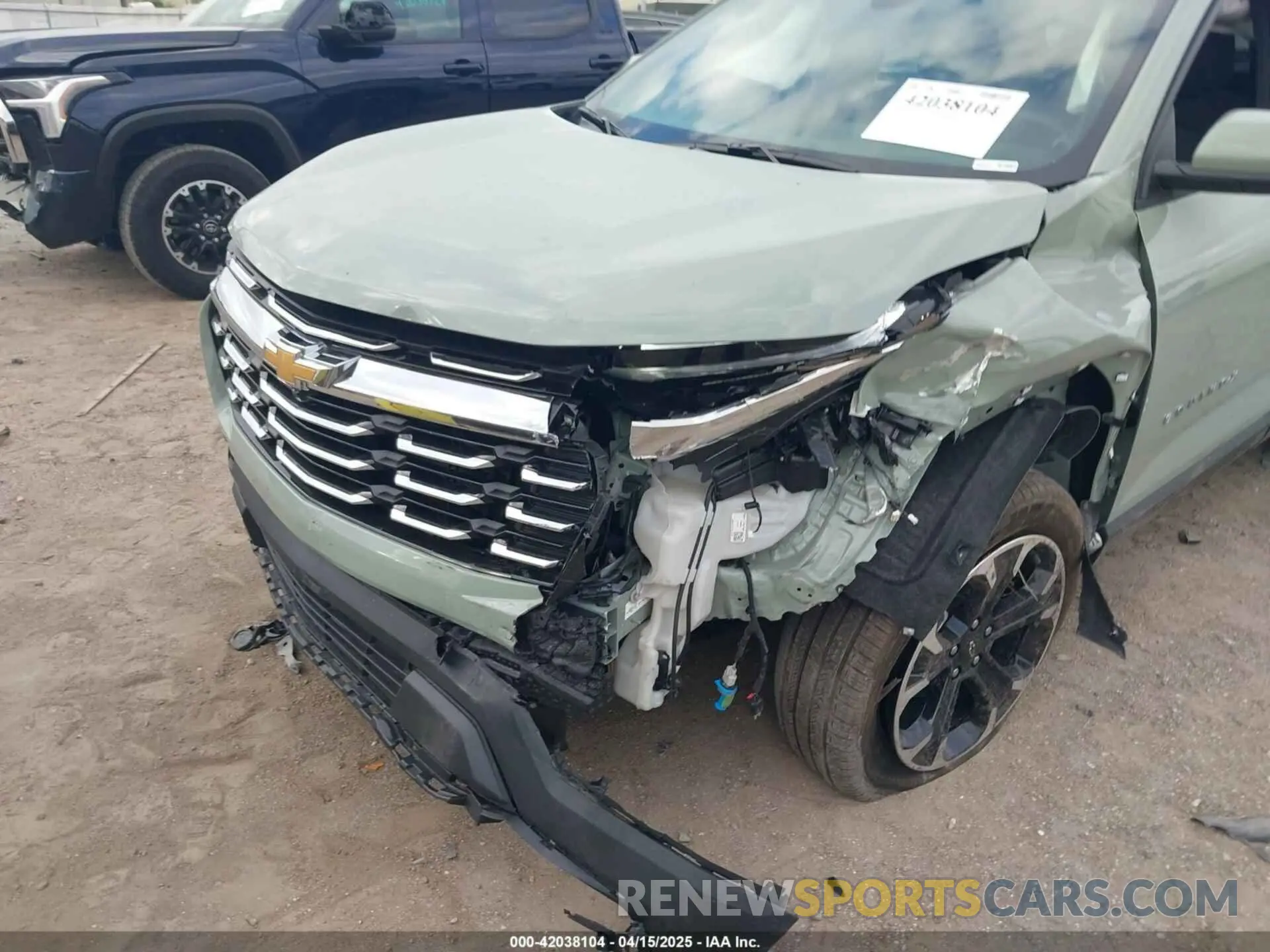6 fotografías del automóvil dañado 3GNAXHEG1SL228378 CHEVROLET EQUINOX 2025