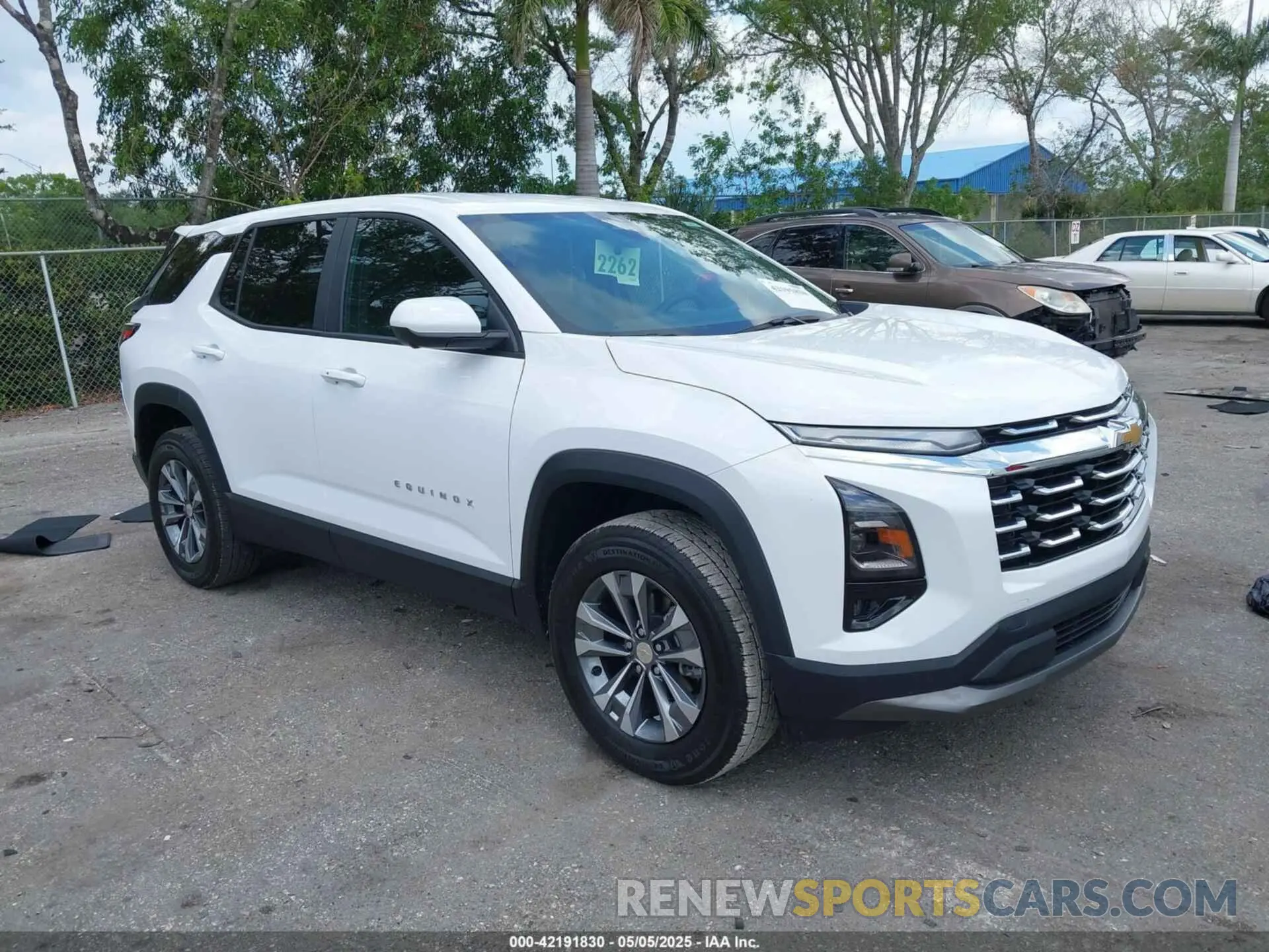 1 fotografías del automóvil dañado 3GNAXHEG2SL115457 CHEVROLET EQUINOX 2025