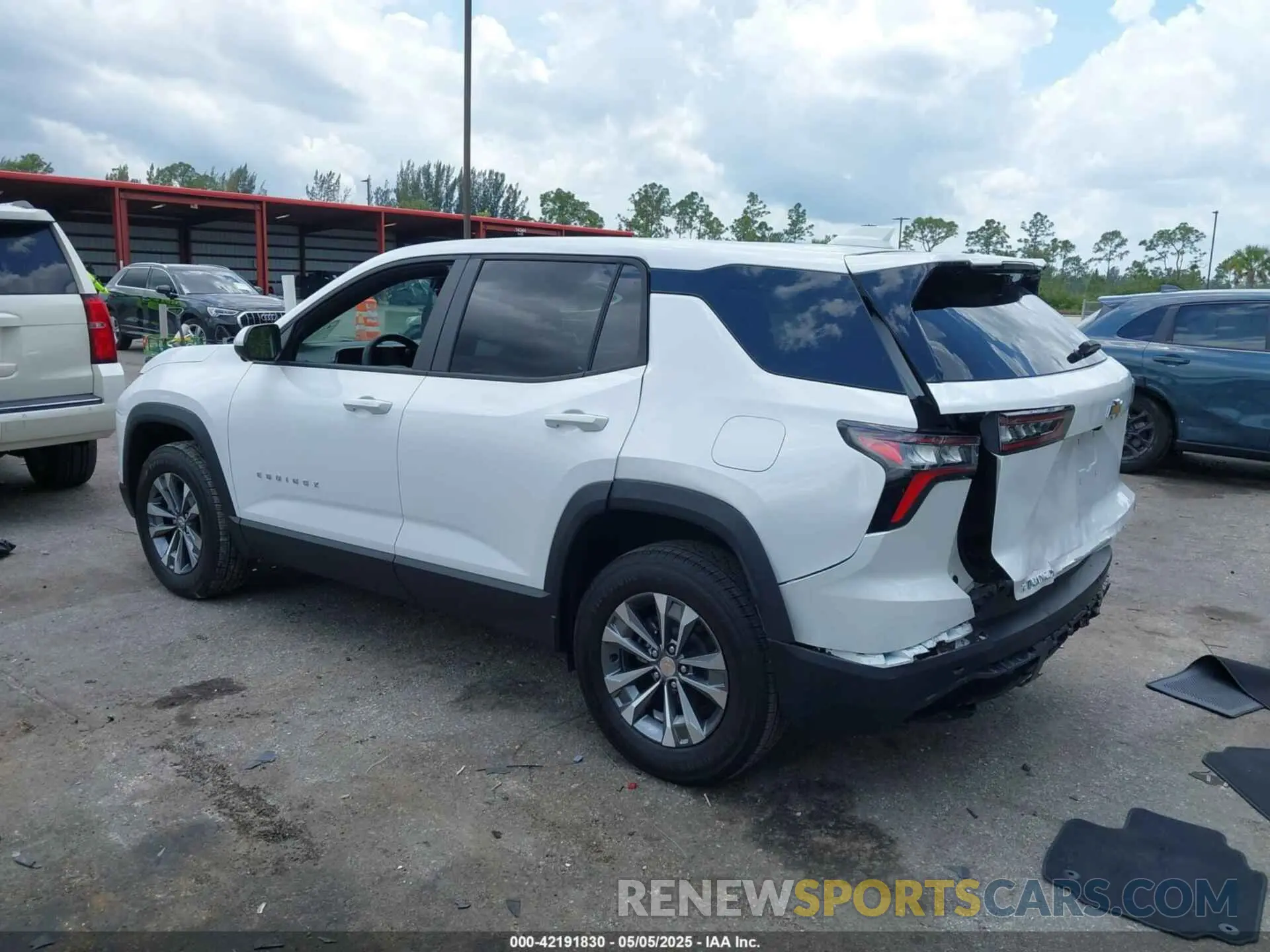 3 fotografías del automóvil dañado 3GNAXHEG2SL115457 CHEVROLET EQUINOX 2025