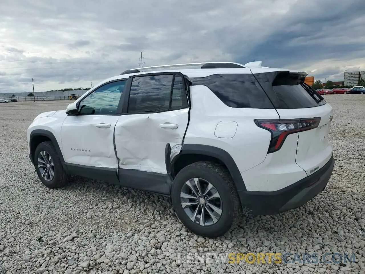 2 fotografías del automóvil dañado 3GNAXHEG2SL140486 CHEVROLET EQUINOX 2025