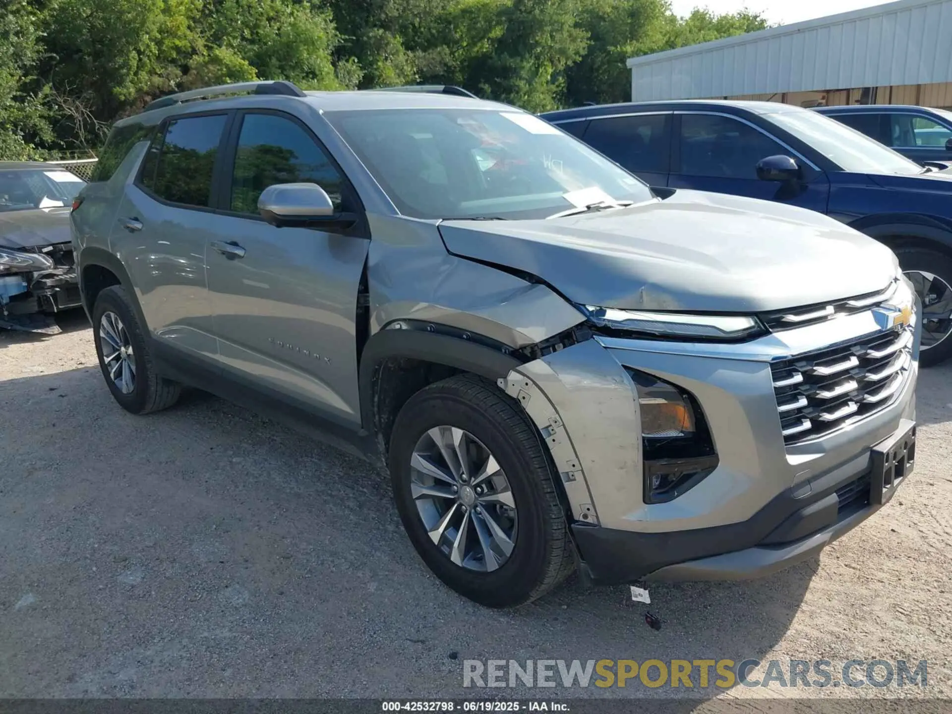 1 fotografías del automóvil dañado 3GNAXHEG2SL187856 CHEVROLET EQUINOX 2025