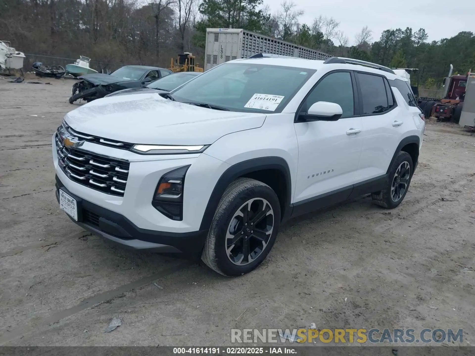 2 fotografías del automóvil dañado 3GNAXHEG2SL222766 CHEVROLET EQUINOX 2025