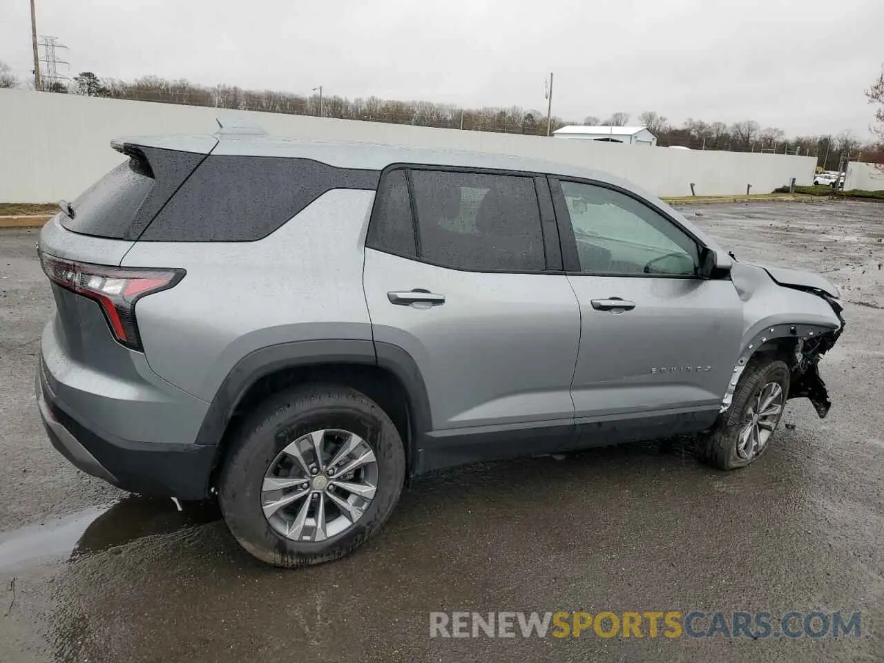 3 fotografías del automóvil dañado 3GNAXHEG2SL226929 CHEVROLET EQUINOX 2025