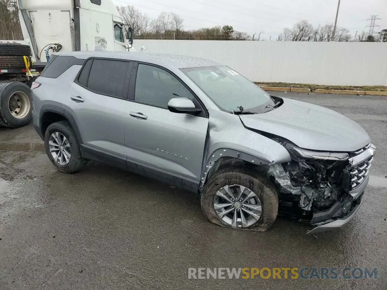 4 fotografías del automóvil dañado 3GNAXHEG2SL226929 CHEVROLET EQUINOX 2025