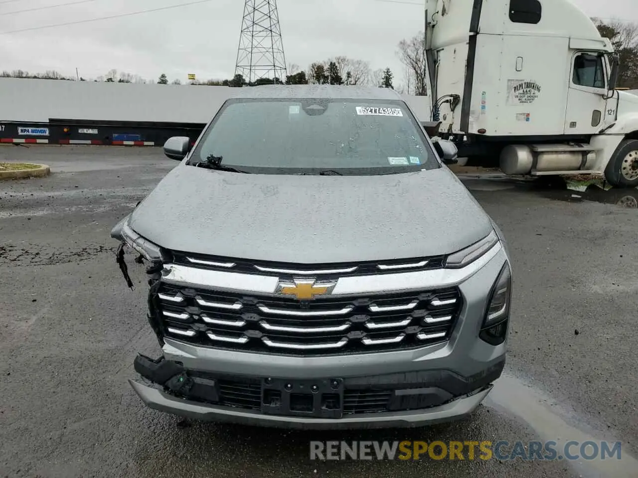5 fotografías del automóvil dañado 3GNAXHEG2SL226929 CHEVROLET EQUINOX 2025
