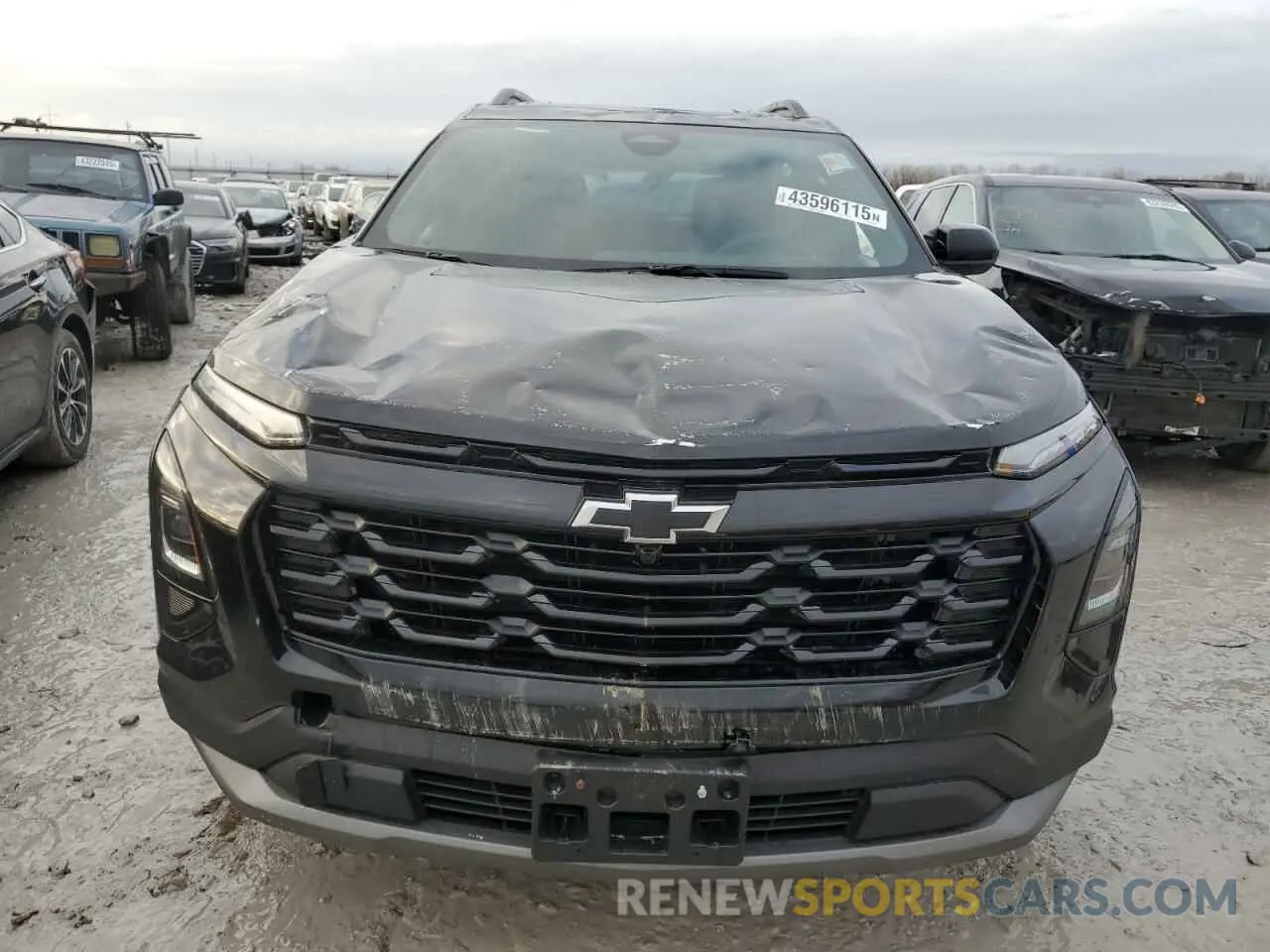 5 fotografías del automóvil dañado 3GNAXHEG2SL246808 CHEVROLET EQUINOX 2025