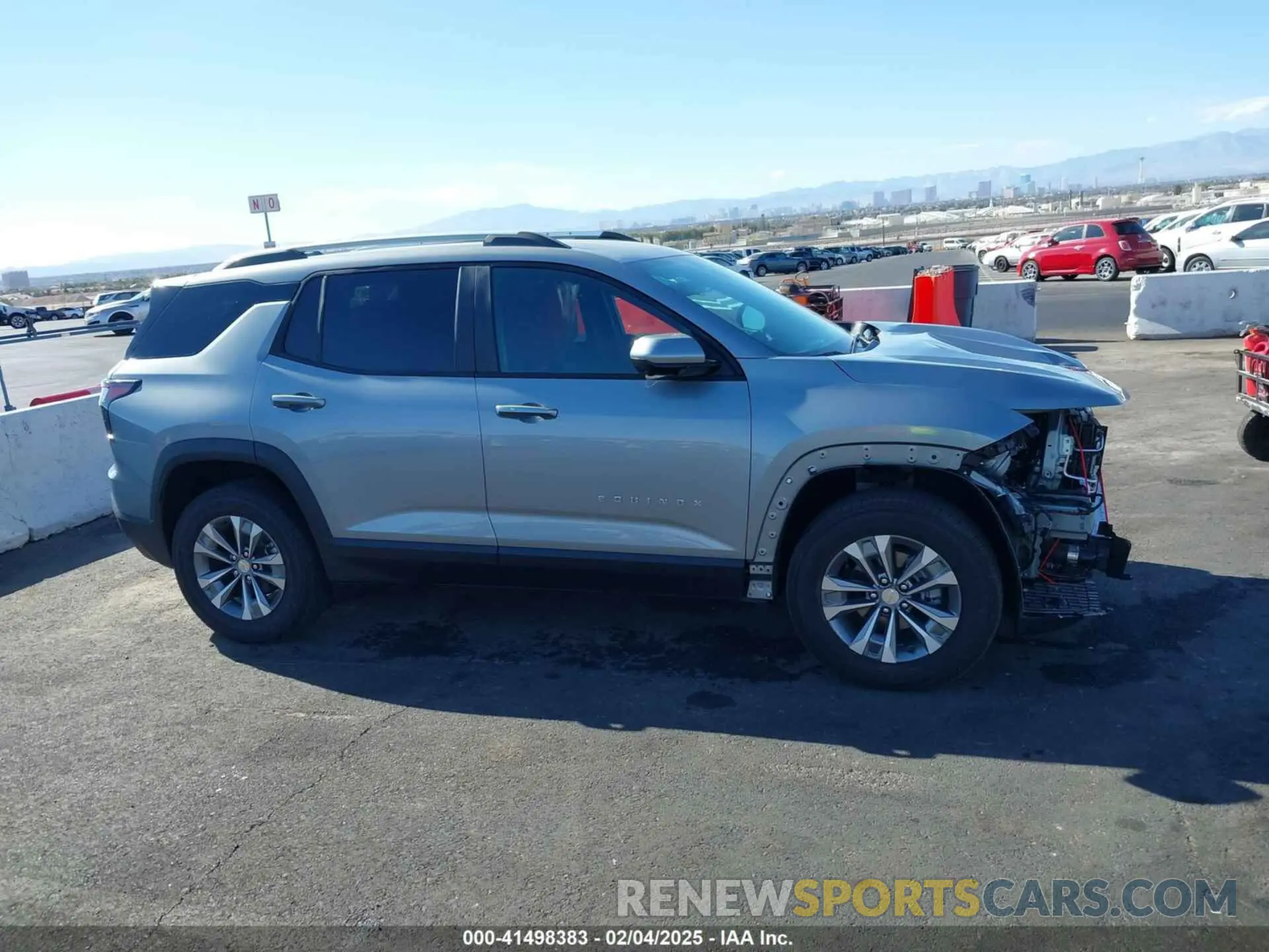 14 fotografías del automóvil dañado 3GNAXHEG3SL110879 CHEVROLET EQUINOX 2025