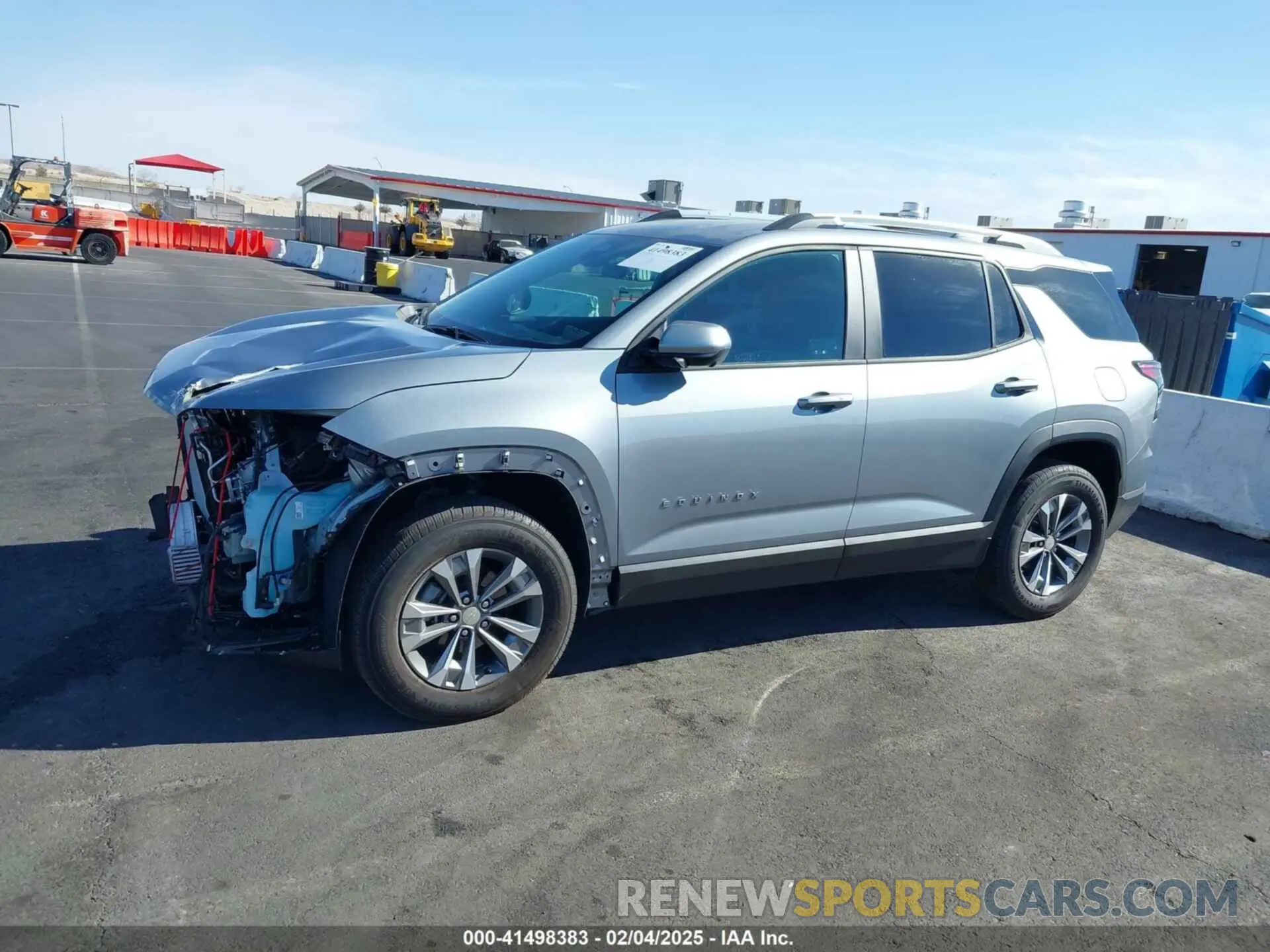 15 fotografías del automóvil dañado 3GNAXHEG3SL110879 CHEVROLET EQUINOX 2025