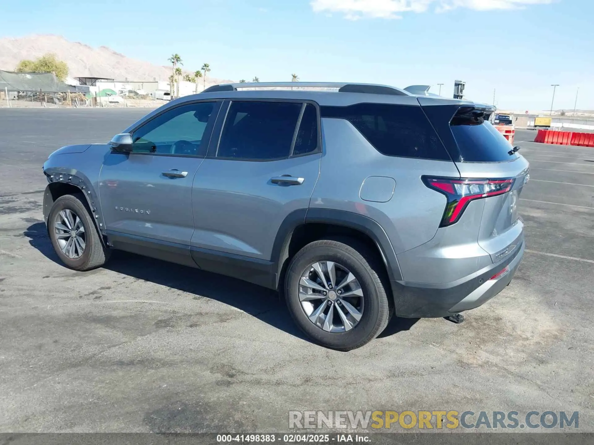 3 fotografías del automóvil dañado 3GNAXHEG3SL110879 CHEVROLET EQUINOX 2025