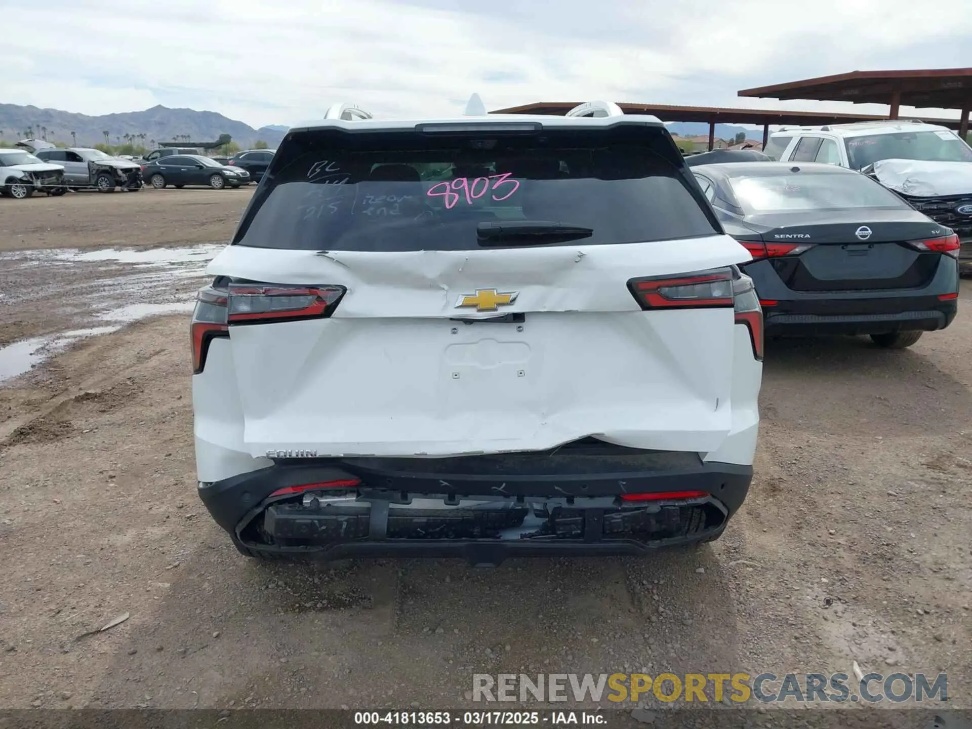 16 fotografías del automóvil dañado 3GNAXHEG3SL164652 CHEVROLET EQUINOX 2025
