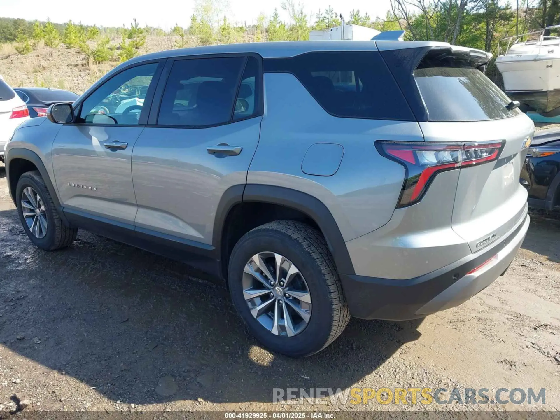 3 fotografías del automóvil dañado 3GNAXHEG3SL266596 CHEVROLET EQUINOX 2025