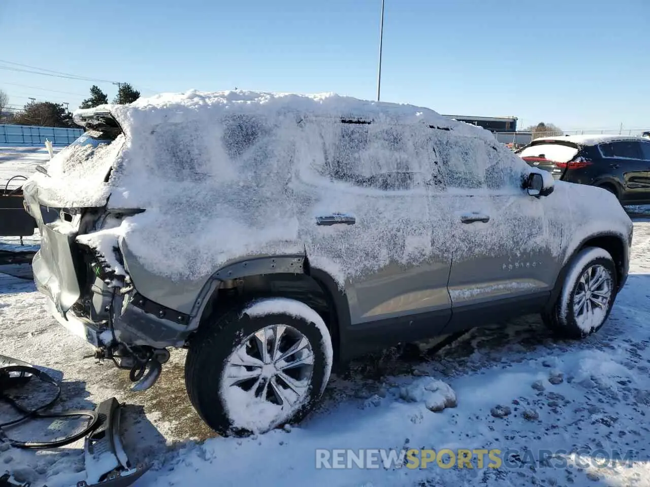 3 fotografías del automóvil dañado 3GNAXHEG4SL103195 CHEVROLET EQUINOX 2025