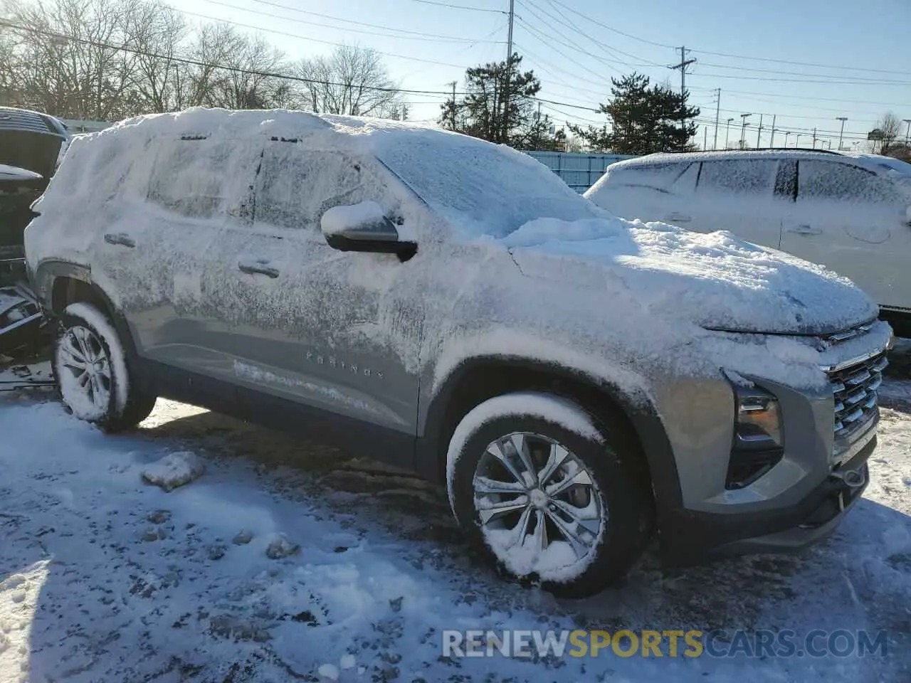 4 fotografías del automóvil dañado 3GNAXHEG4SL103195 CHEVROLET EQUINOX 2025