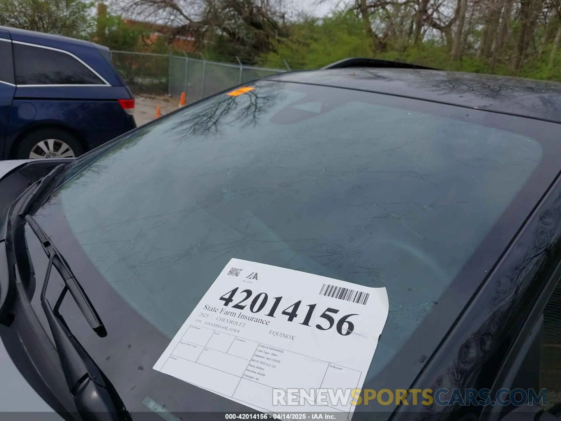 18 fotografías del automóvil dañado 3GNAXHEG4SL103858 CHEVROLET EQUINOX 2025