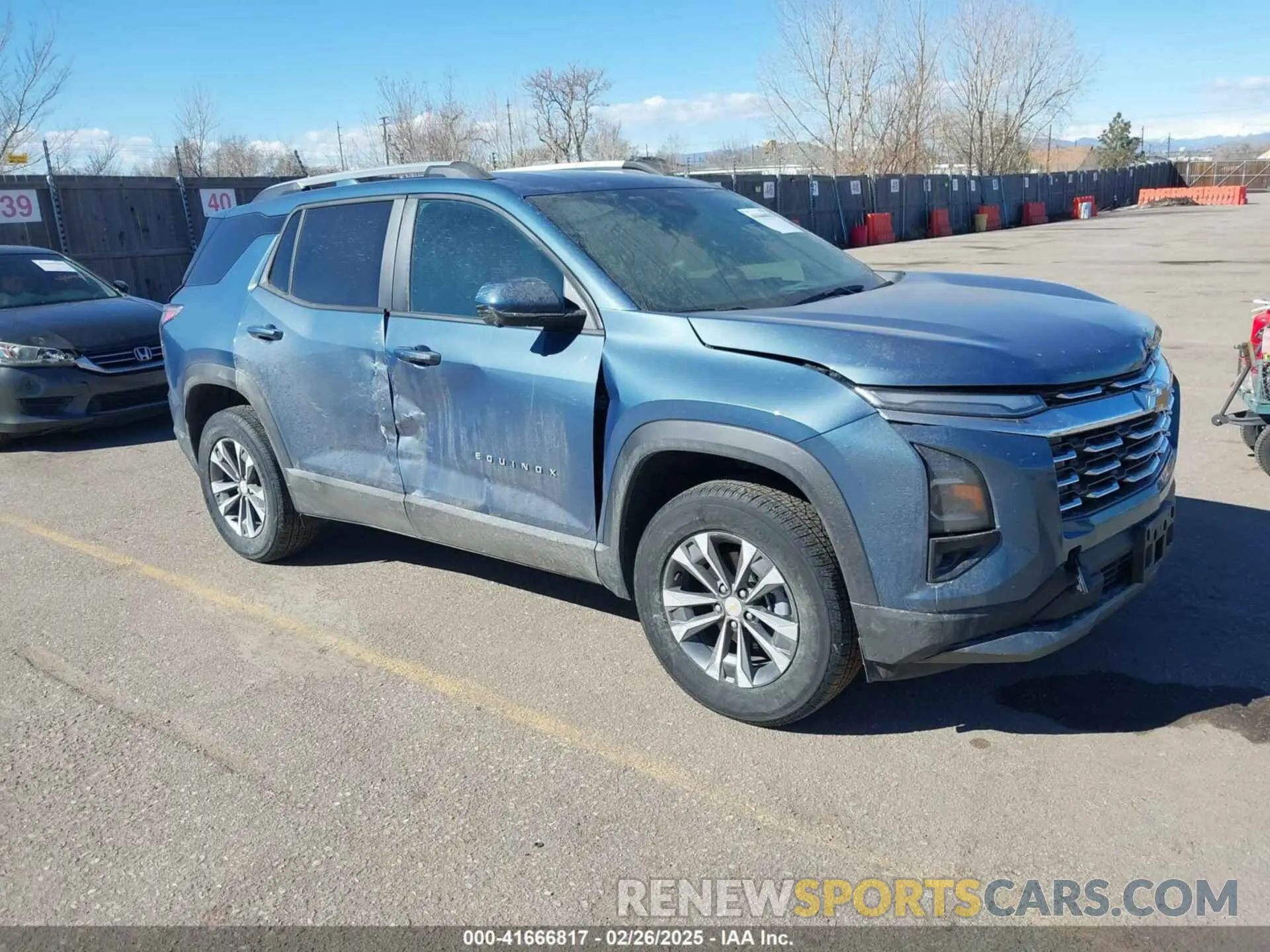1 fotografías del automóvil dañado 3GNAXHEG4SL203135 CHEVROLET EQUINOX 2025