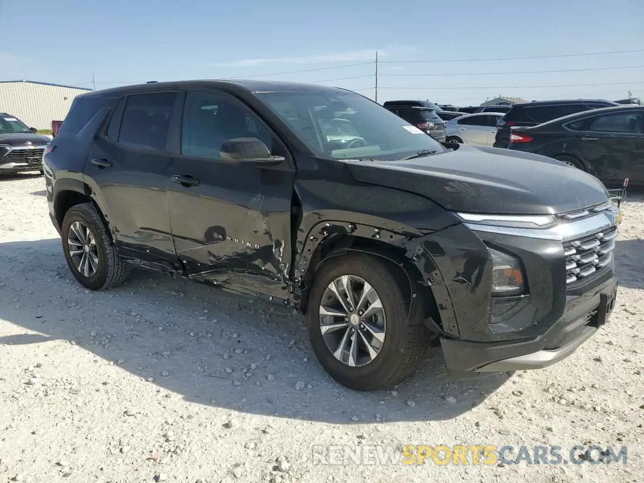 4 fotografías del automóvil dañado 3GNAXHEG4SL248513 CHEVROLET EQUINOX 2025