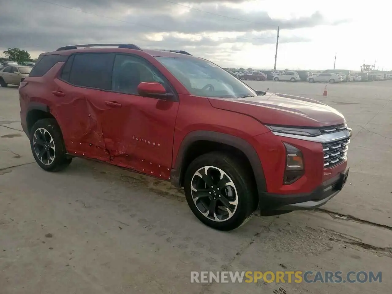 4 fotografías del automóvil dañado 3GNAXHEG5SL150512 CHEVROLET EQUINOX 2025