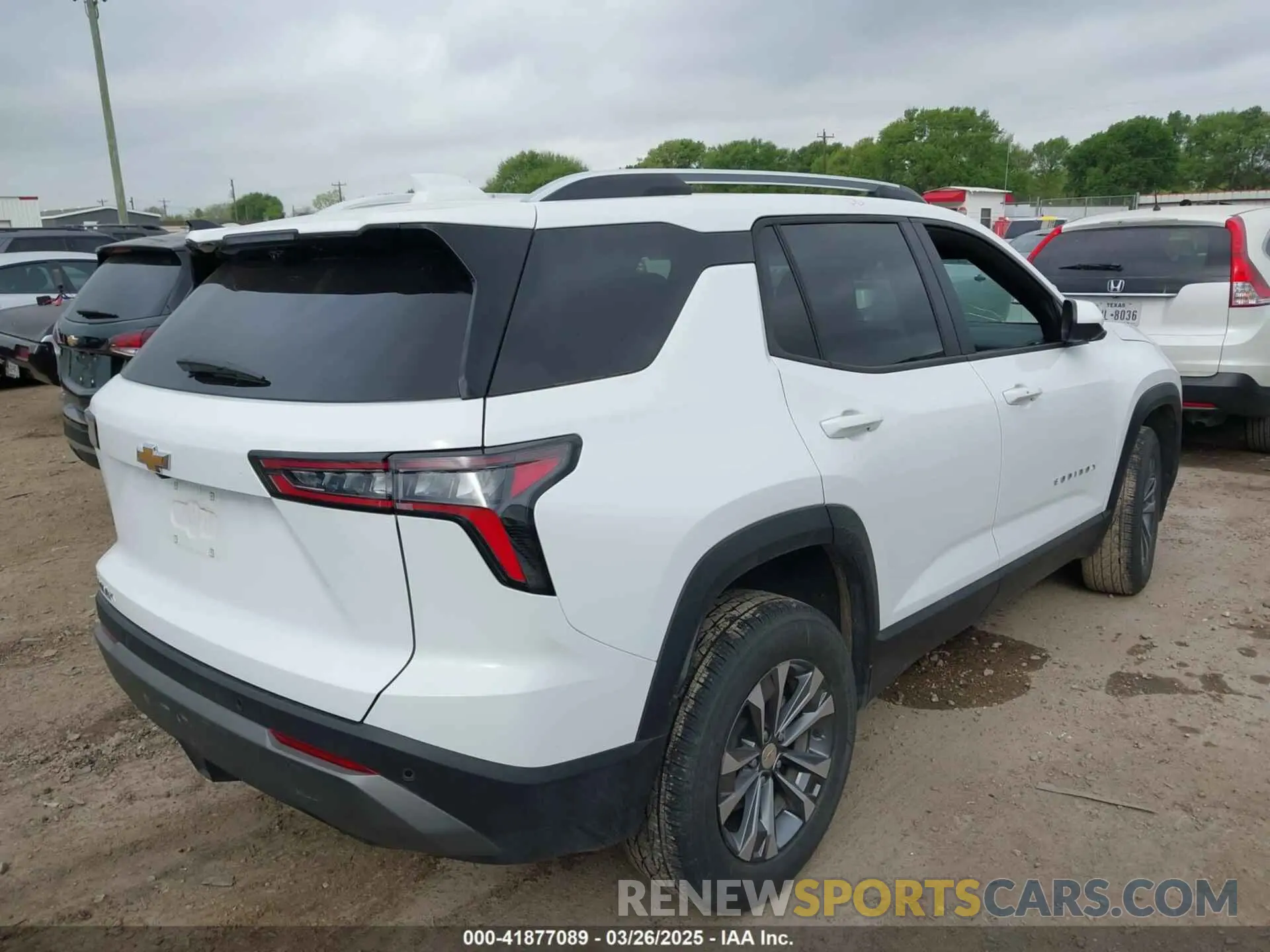 4 fotografías del automóvil dañado 3GNAXHEG5SL210787 CHEVROLET EQUINOX 2025