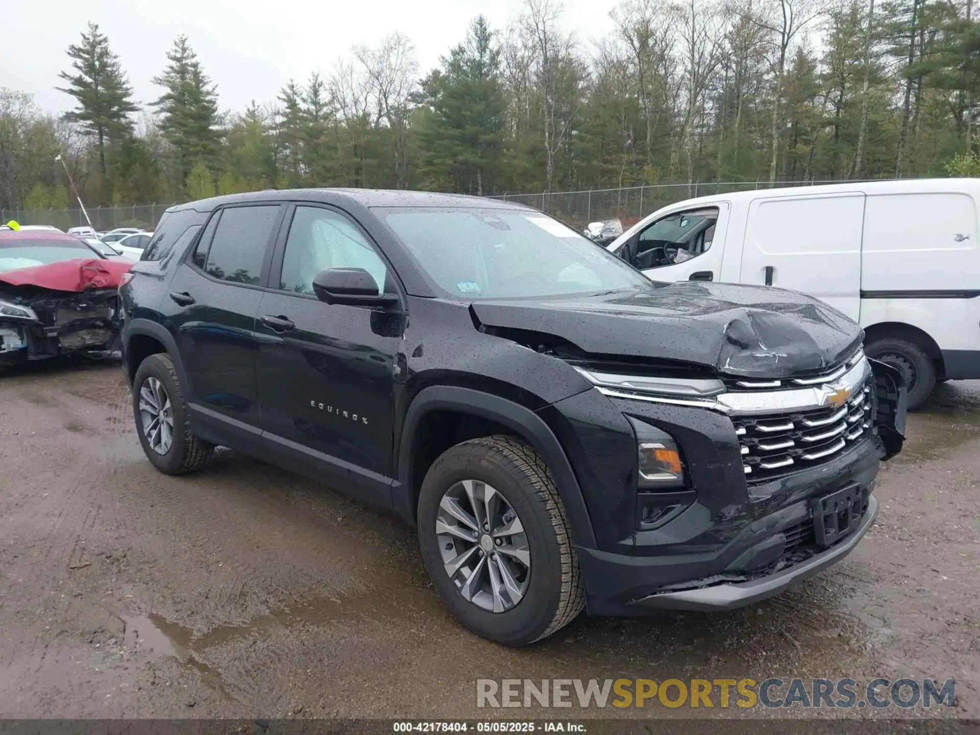 1 fotografías del automóvil dañado 3GNAXHEG6SL170056 CHEVROLET EQUINOX 2025
