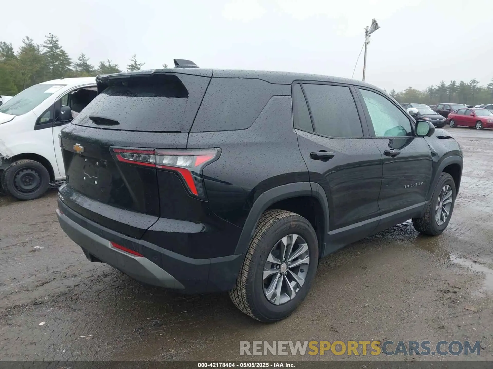 4 fotografías del automóvil dañado 3GNAXHEG6SL170056 CHEVROLET EQUINOX 2025