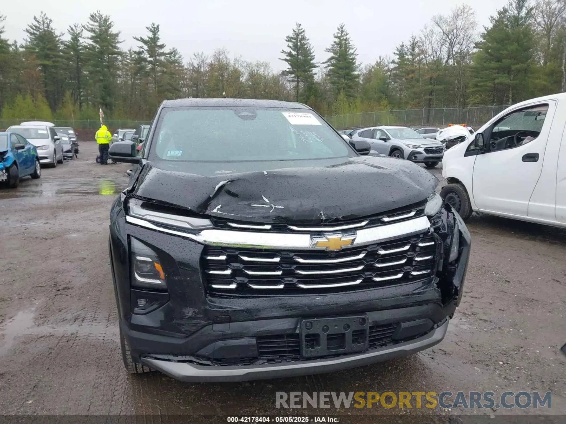 6 fotografías del automóvil dañado 3GNAXHEG6SL170056 CHEVROLET EQUINOX 2025