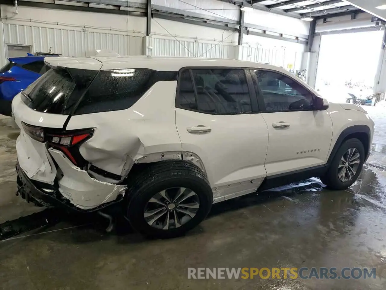 3 fotografías del automóvil dañado 3GNAXHEG6SL206263 CHEVROLET EQUINOX 2025