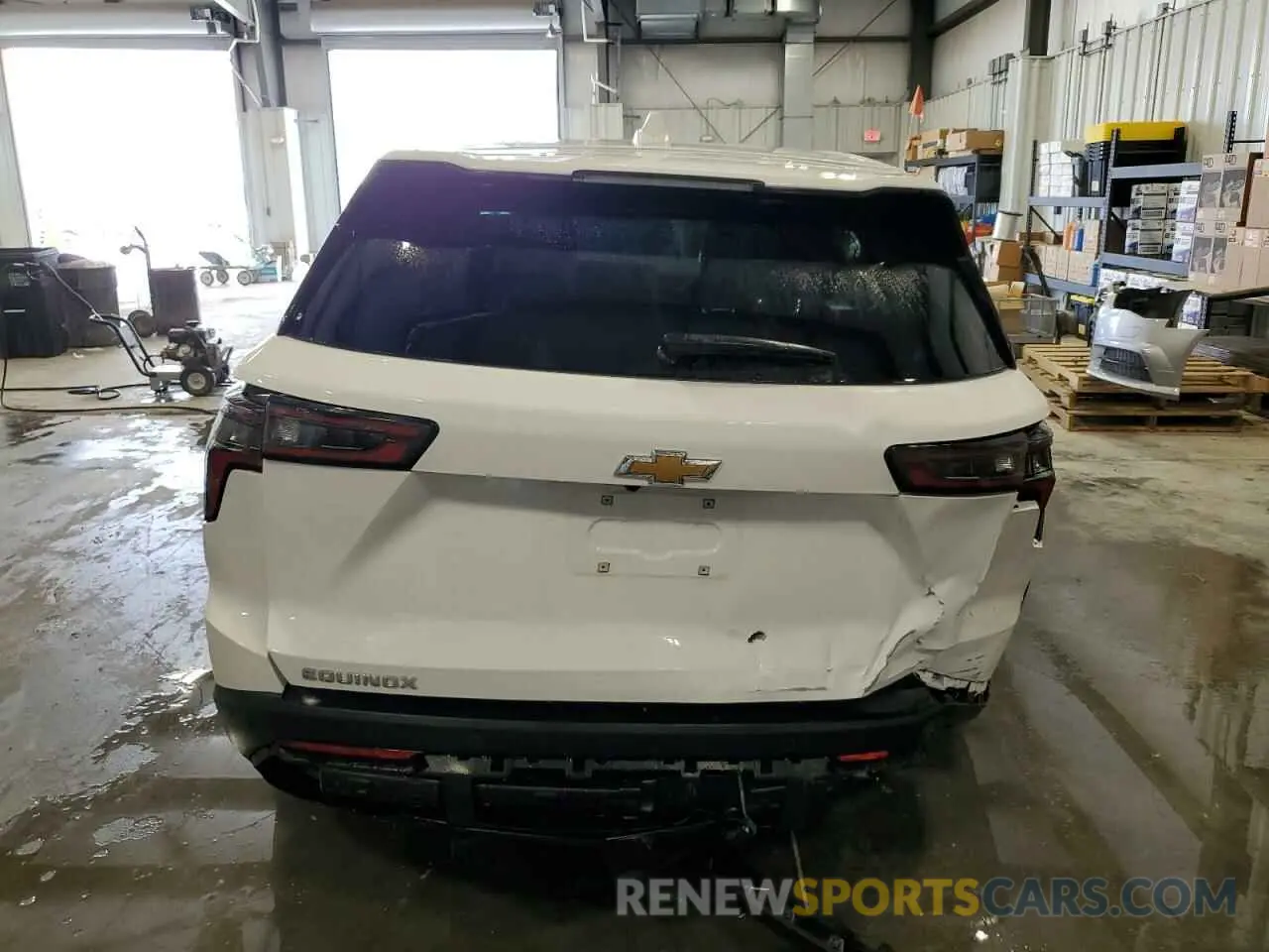 6 fotografías del automóvil dañado 3GNAXHEG6SL206263 CHEVROLET EQUINOX 2025