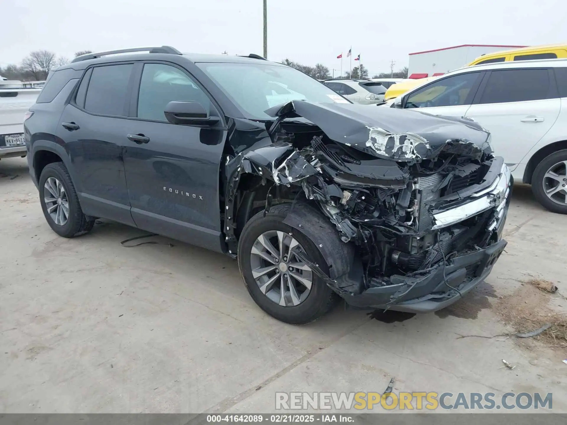 1 fotografías del automóvil dañado 3GNAXHEG7SL123425 CHEVROLET EQUINOX 2025
