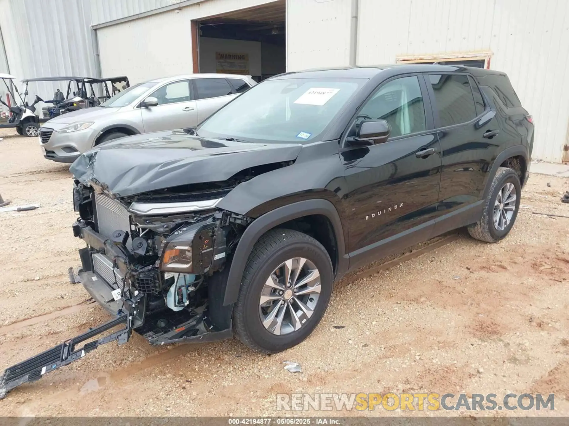 2 fotografías del automóvil dañado 3GNAXHEG7SL134425 CHEVROLET EQUINOX 2025