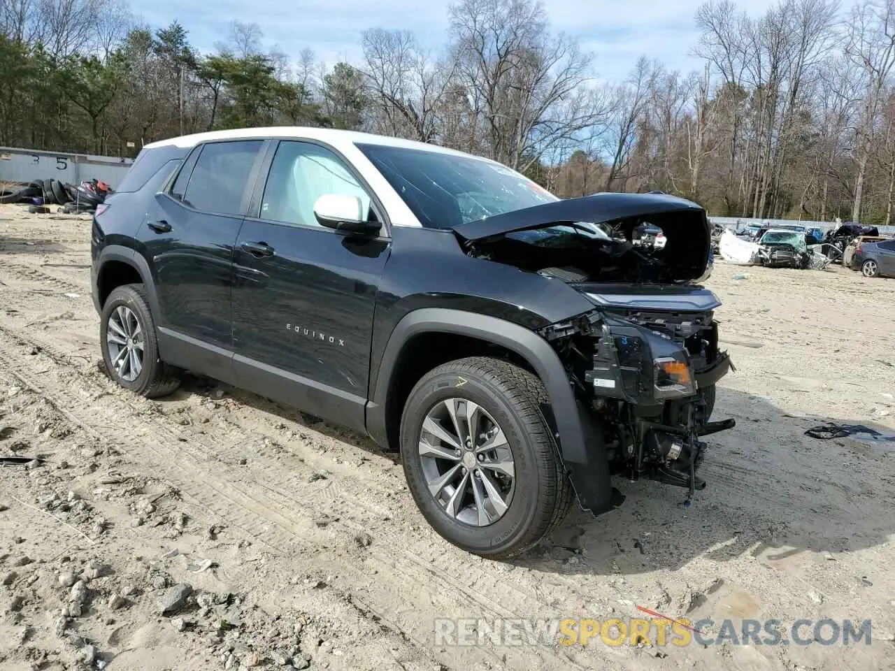 4 fotografías del automóvil dañado 3GNAXHEG7SL244892 CHEVROLET EQUINOX 2025