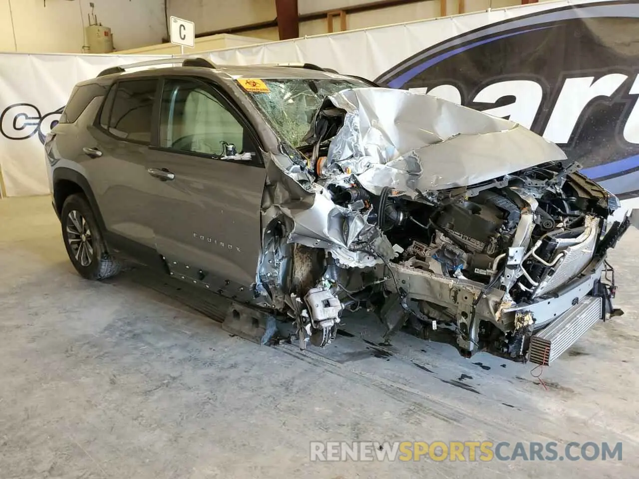 4 fotografías del automóvil dañado 3GNAXHEG8SL119609 CHEVROLET EQUINOX 2025