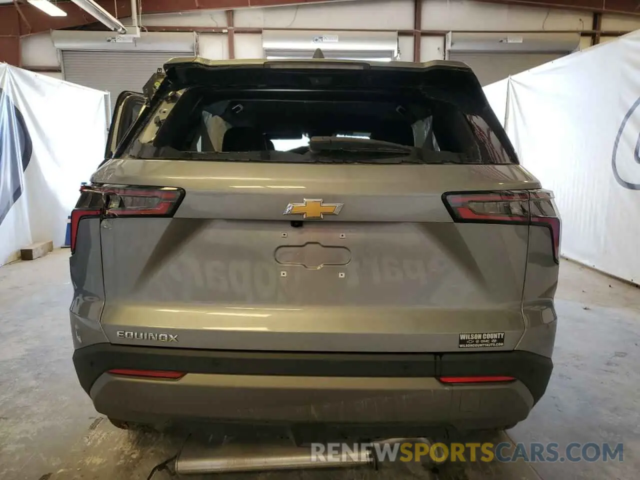 6 fotografías del automóvil dañado 3GNAXHEG8SL119609 CHEVROLET EQUINOX 2025
