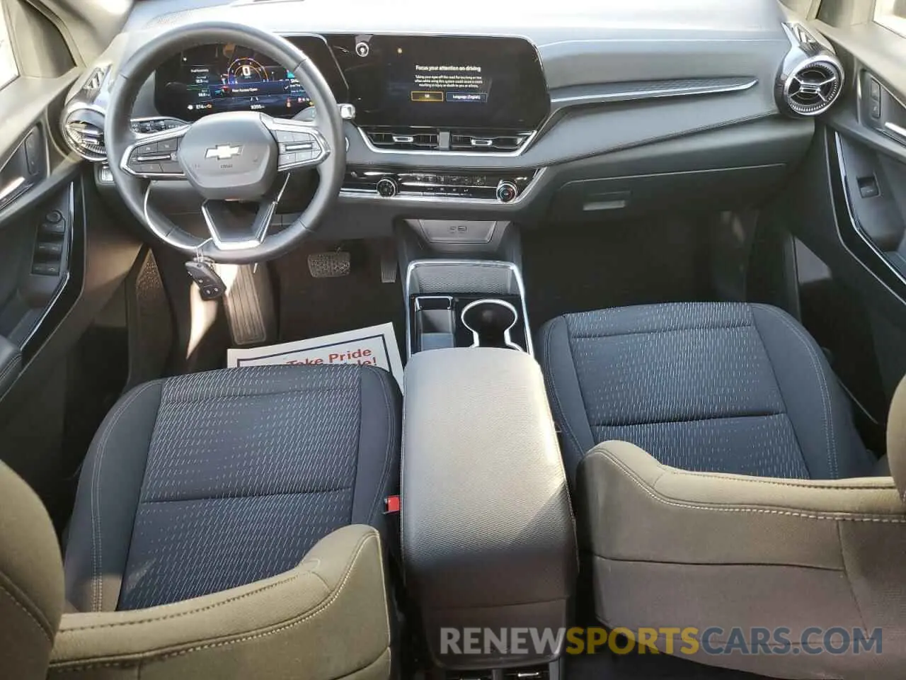 8 fotografías del automóvil dañado 3GNAXHEG8SL205194 CHEVROLET EQUINOX 2025